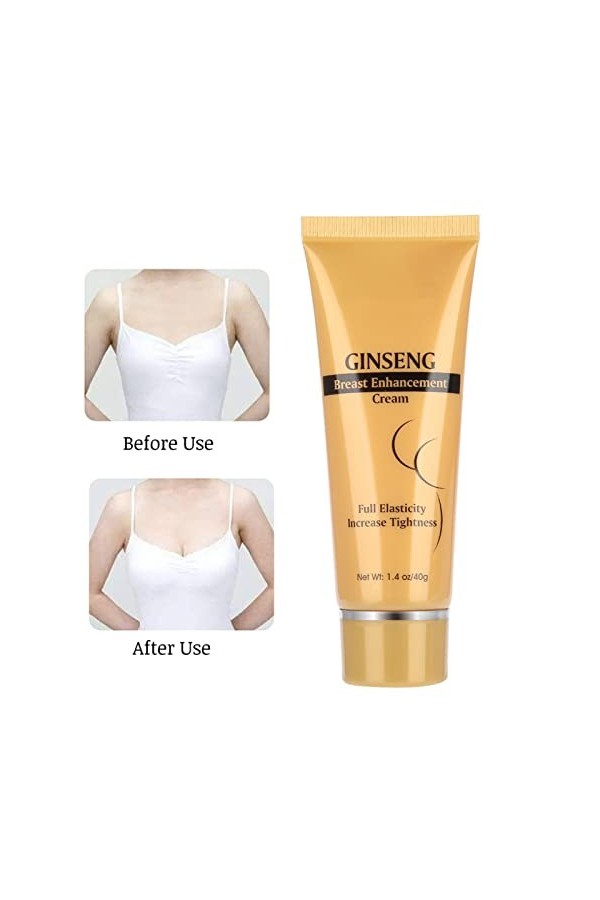 Enhancer Mammaire, Oestrogène pour la Croissance Mammaire, 40g de Crème pour Lélargissement du Sein, Soin du Sein Raffermiss