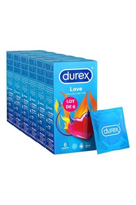 Durex préservatifs Love - 6 Préservatifs 36 Préservatifs 