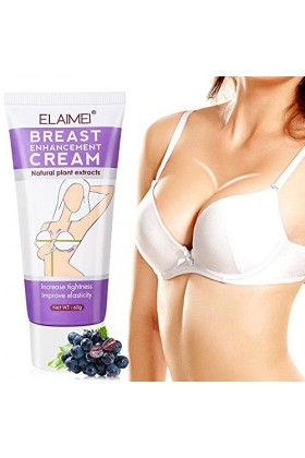 Thnkstaps 2pc Crème de Poitrine, Crème Raffermissante et Liftante pour Lélargissement des Seins Naturels, Contient du collag