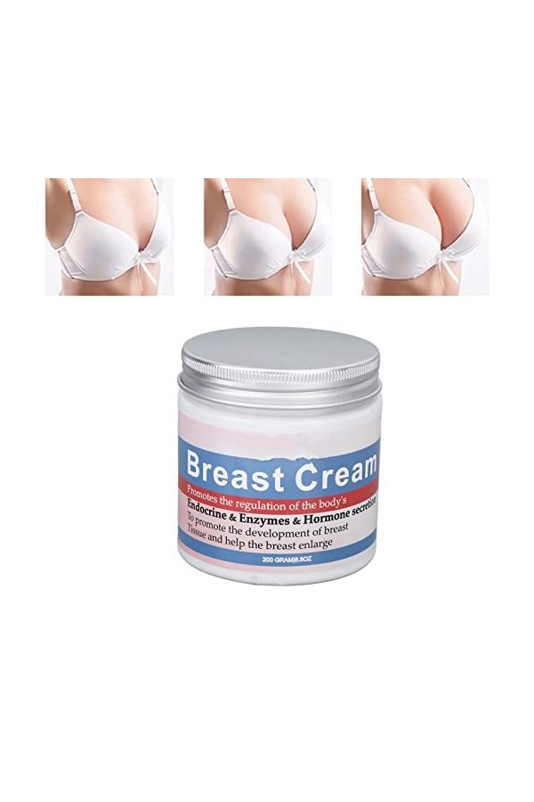 Crème de Seins Naturellement Plus Complète, Crème de Massage pour Lagrandissement des Seins, Crème de Levage des Seins pour 