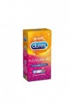 Durex Pleasuremax, préservatifs perlés et nervurés pour un maximum de plaisir à 2 - La blister de 12 préservatifs