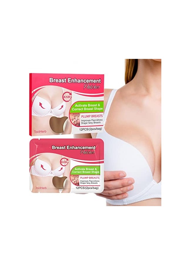 12 pansements raffermissants pour raffermir la poitrine et affaisser les seins – Coussinet raffermissant pour améliorer laff