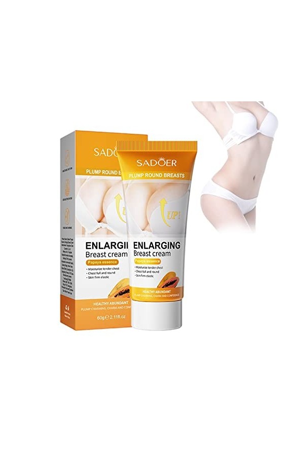 J TOHLO Crème Lifting des Seins,Crème pour Grossir les Seins élargissement,Du Sein Crème Raffermissante Pour LÉlargissement 