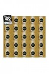 EXS – Lot de 100 préservatifs magnum en latex, taille XL