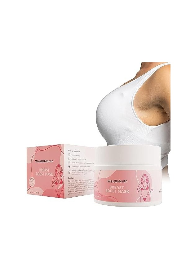 Masque Boost des seins Glowavenue, Masque Boost Booty Glow-Avenue, Crème Boost des seins Glowavenue, Crème damélioration des