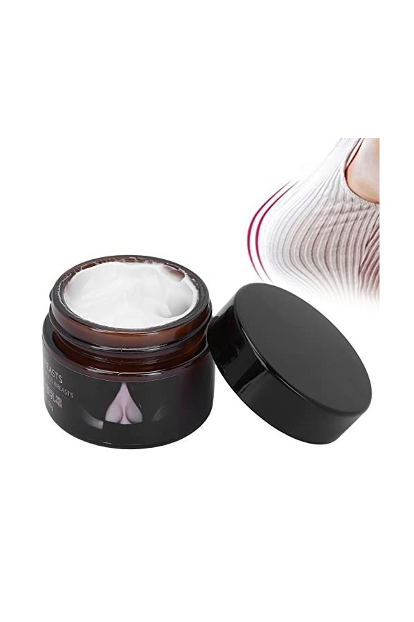 Crème Damélioration des Seins, Crème Naturelle Raffermissante et Galbante pour les Seins, Crème de Massage Liftante et Raffe