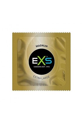 EXS – Lot de 100 préservatifs magnum en latex, taille XL