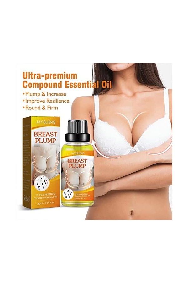 HANWEN Huile repulpante pour Les Seins | Sein pour Plus Gros Seins - Huile dagrandissement du Sein crème pour Les Seins Mass