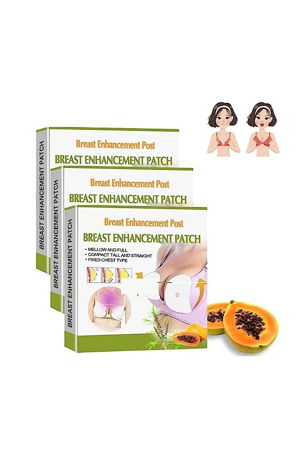 DYCECO Breast Enhancement Patch, 20/30/50/80pcs Breast Enhancement Patch, Breast Enhancement Upright Lifter Enlarger Patch, B