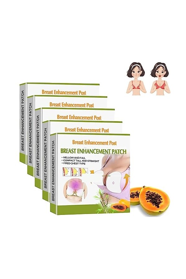 DYCECO Breast Enhancement Patch, 20/30/50/80pcs Breast Enhancement Patch, Breast Enhancement Upright Lifter Enlarger Patch, B