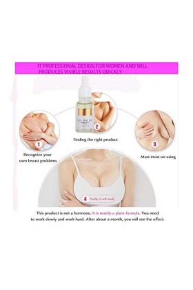 Huile essentielle de sein, huile de grossissement de sein pour le sein raffermissant de buste favorisant le développement de 