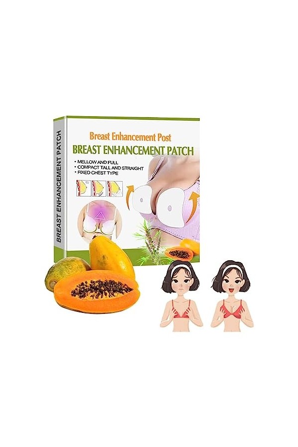 DYCECO Lot de 3 patchs damélioration de la poitrine pour rehausser les seins verticaux