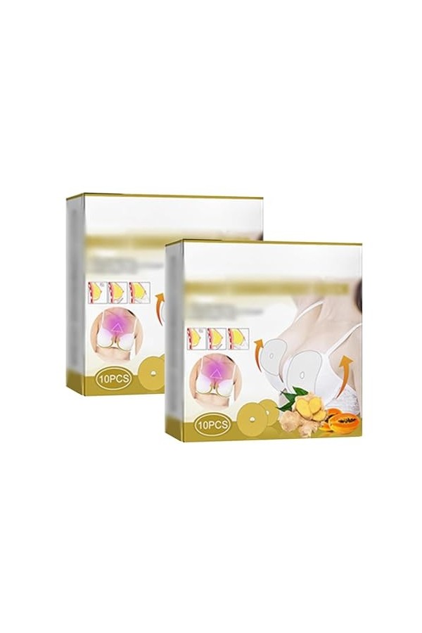 TAUIANE Patch Damélioration du Sein en Papaye, Crème Raffermissante Naturelle pour Lélargissement du Sein,Masque Dagrandis