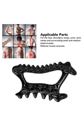 Outil De Massage Gua Sha En Céramique Avec Poignée, Grand Corps, Planche Gua Sha Pour le Corps, Grattoir Guasha, Outil De Gra