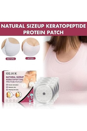 Cikiki Lot de 4 patchs mammaires pour renforcement des seins - Coussinets délargissement naturel - Renforcement de la poitri