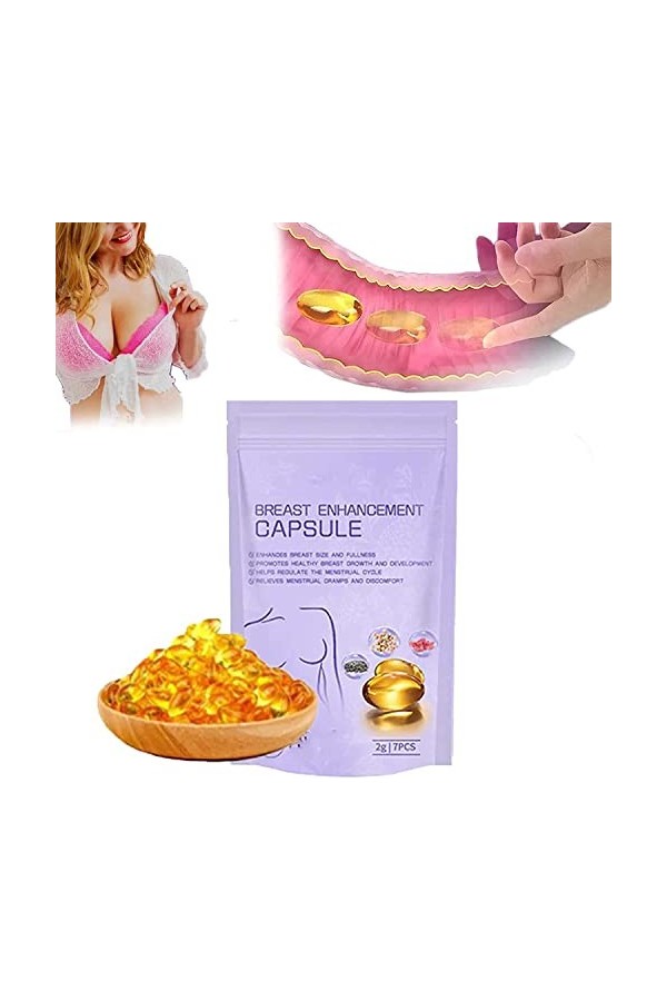 Charmup Breast Enhancement Capsules,Natural Breast Enlargement Firming and Lifting Capsules, Breast Growth Capsules, Breast E