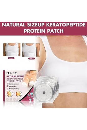 NOLLAM Coussinets Dagrandissement du Sein, Patchs DLa Taille des Seins, 4 Pièces Produits Naturels Dagrandissement La Poit