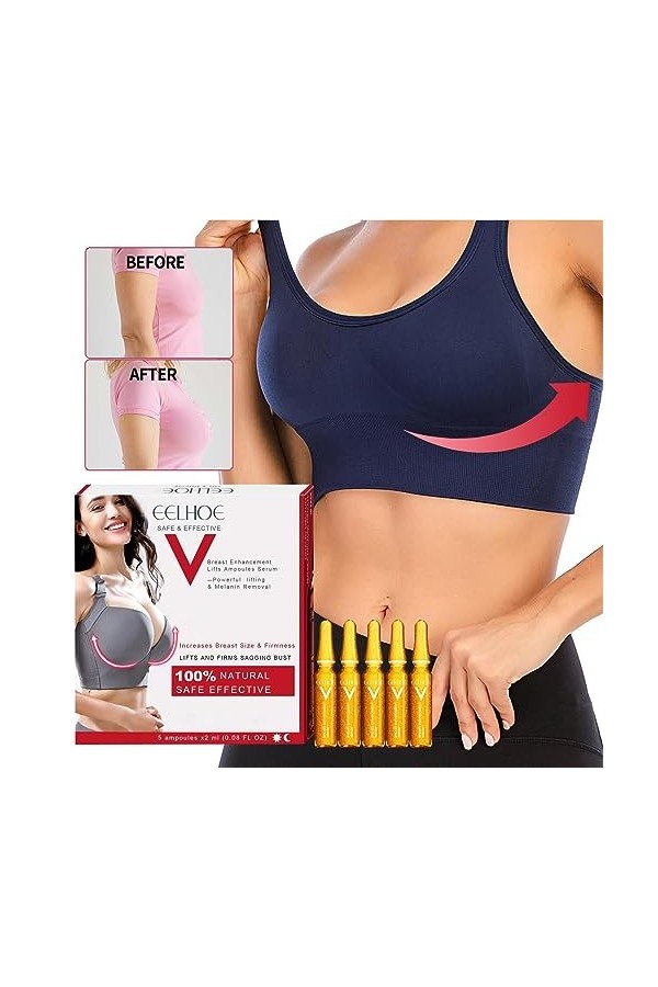 Sérums Dampoules De Levage Damélioration De Sein - Essence De Massage Du Sein | Essence Repulpante Et Liftante Pour Les Sei