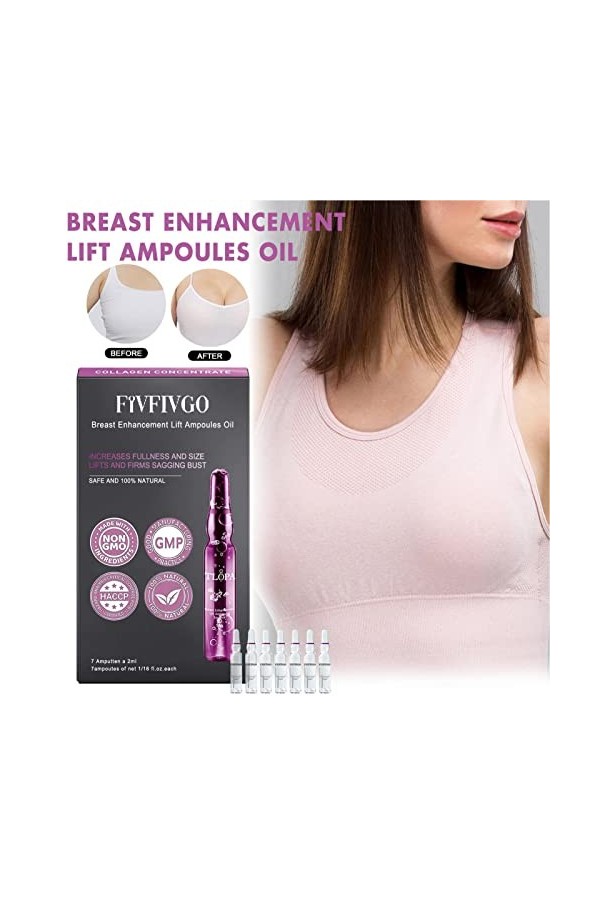 OKUYAN 7 huiles poitrine pour seins plus gros - Raffermissement et raffermissement la santé des seins, revitalisation des tis