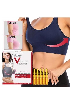 Eelogoo Sérums dLevage damélioration Sein | Ampoules mammaires Size Up Essence | Ampoules dessence raffermissante et hydra