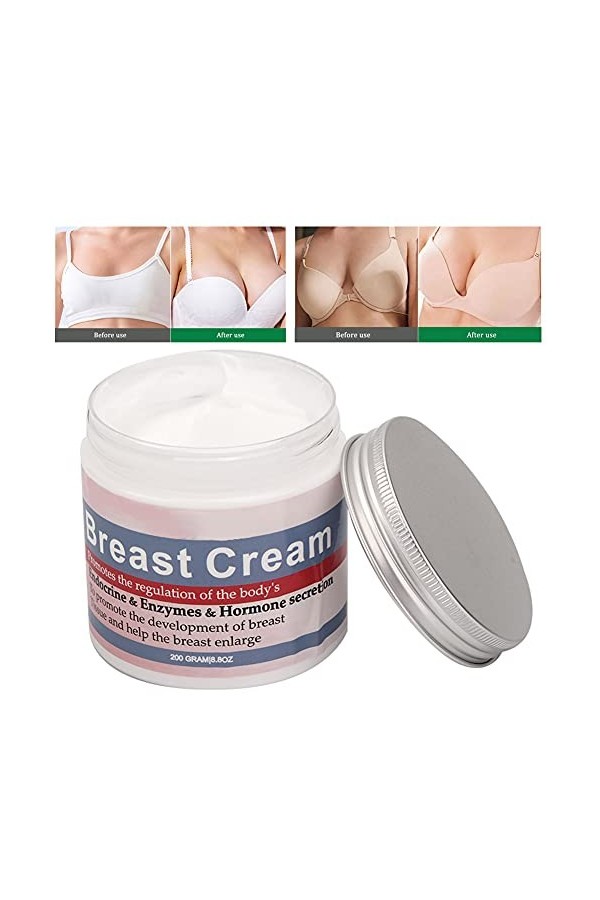 200 G de Crème Dagrandissement des Seins, Crème de Croissance des Seins Raffermissante et Raffermissante pour les Soins de l