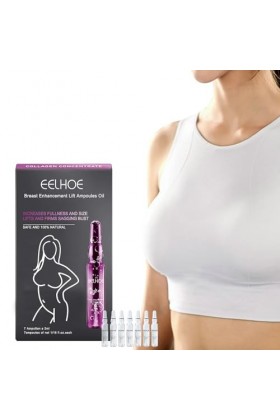 2ml*7pcs Sérums Raffermissant Buste, Huile DAgrandissement Du Sein, Huile De Massage Buste Pour Femme, Essence De Soin Pour 
