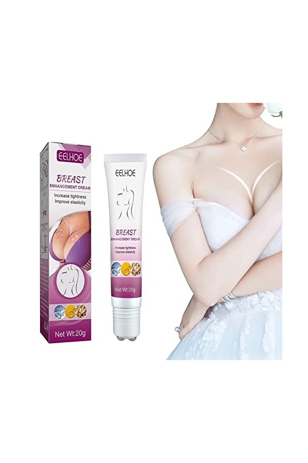 Utapossin Crème pour Les Seins, Poitrine Raffermissante, Crème de Massage des Seins Lifting Raffermissant du Sein, pour Timul