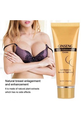 Crème pour lélargissement des seins, 40 g de Crème Raffermissante Poitrine au ginseng Naturel Crème pour lélargissement des