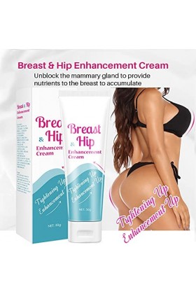 Crème Damélioration des Seins, Crème Naturelle Raffermissante et Galbante pour les Seins, Crème de Massage pour la Croissanc