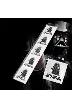 Préservatif Humoristique - Pack de 5 - Idée de Cadeau Drôle - Imprimé en France - En Latex Fin et Résistant - DARKAPOTE