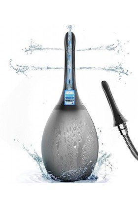 Poire de Lavement Intime Anti-Retour, Poire à Lavement peut être Raccordé au Tuyau de Douche, Douches avec Buse à 7 trous, La