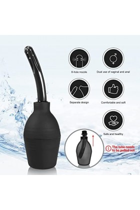 Poire de Lavement 310ml, Poire a Lavement, Douches Silicone pour Nettoyage du Côlon