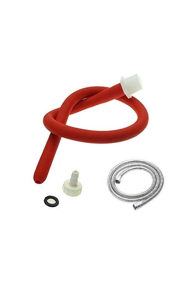 XSEXO Fixation Confortable de Lavement de buse de Tube Flexible de Lavement en Silicone pour Les Femmes et Les Hommes 50cm + 