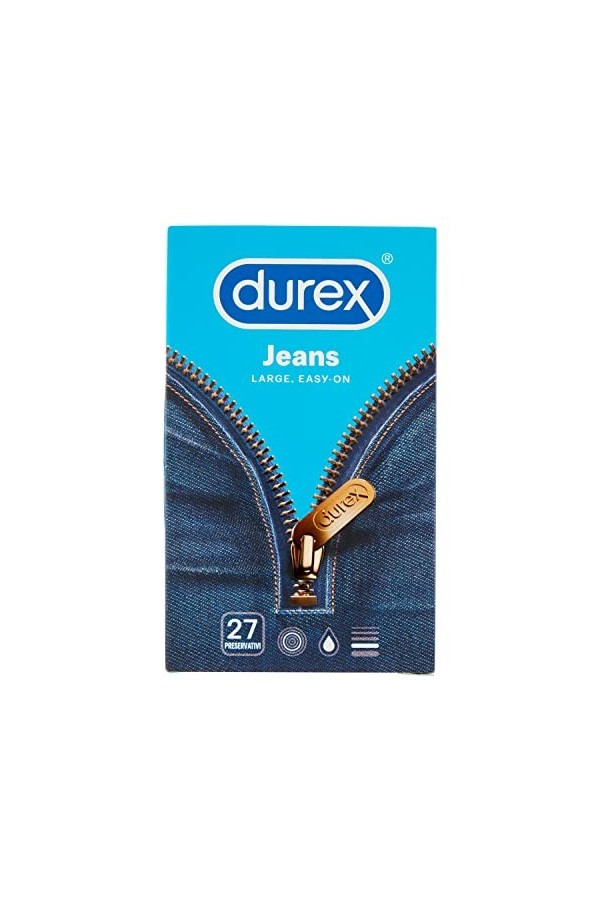 Durex Jeans Préservatifs, 27 Prophylactiques