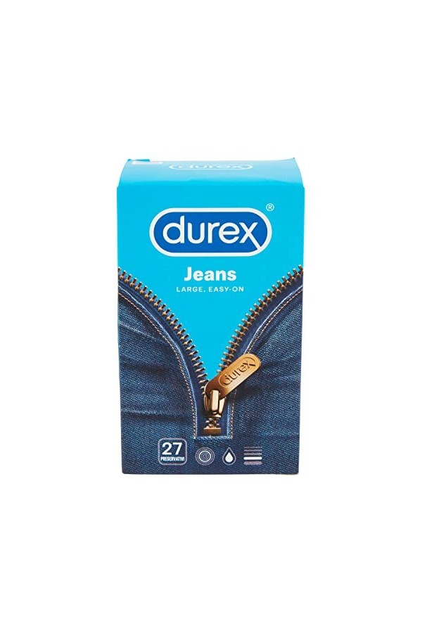 Durex Jeans Préservatifs, 27 Prophylactiques