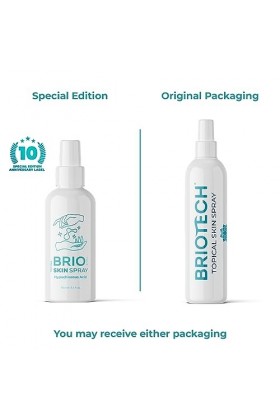 BRIOTECH Topical Skin Spray - All Natural Pure HOCl Hypochlorous Solution - Soothing Saline Mist - Piercing Aftercare, After 