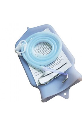 Kit de sac à lavement sans BPA, kit de lavement pour le nettoyage du colon, kit de lavement en silicone non toxique, sac de l