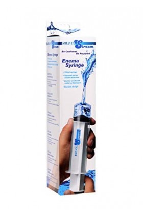 Clean Stream Seringue Enema 150 ml Douches Anale/Vaginale Transparent