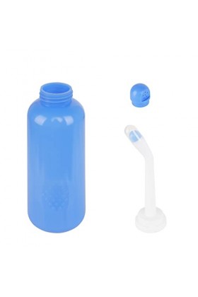 Douche Vaginale, 500ml réutilisable Bidet de Nettoyage Vaginal portable Nettoyage Anale Vaginale Détox avec 2 Buses pour les 