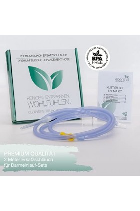 Tuyau de rechange de qualité supérieure 2 m EBENTHAL VITAL® - Tuyau en silicone compatible avec de nombreux irrigateurs et ki