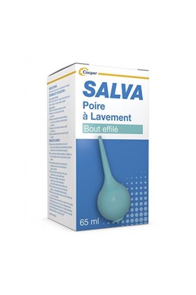 SALVA - Poire à lavement auriculaire bout effilé - poire - 65ML