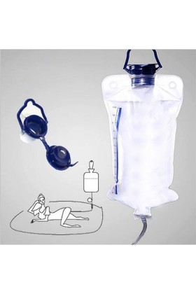 1.2 Litre Lavement Réutilisable Pour un Usage Domestique Enema Colon Bag Cleansing Kit
