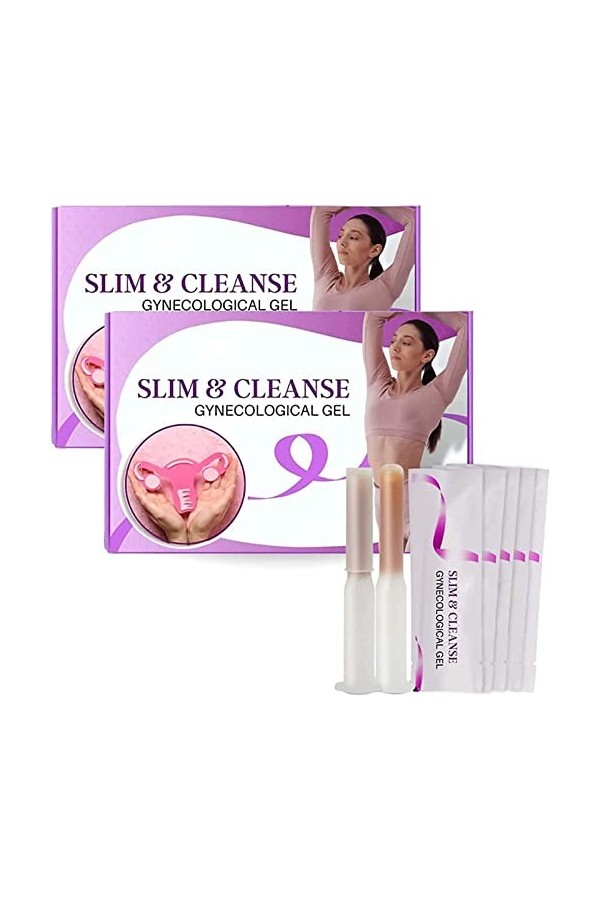 DUBUSH Soothe&Slim Anti-Itch Detox Slimming Capsule,Slim & Cleanse Gynecological Gel,Vaginal Gel Feminine Care,Instant Tighte