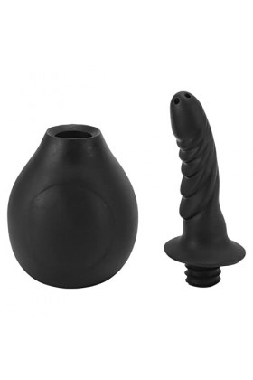 Kit de nettoyage de lavement anal, kit complet dampoule de lavement, opération facile, grand coffre-fort en silicone pour le