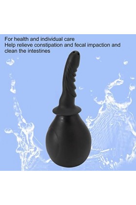 Kit de nettoyage de lavement anal, kit complet dampoule de lavement, opération facile, grand coffre-fort en silicone pour le