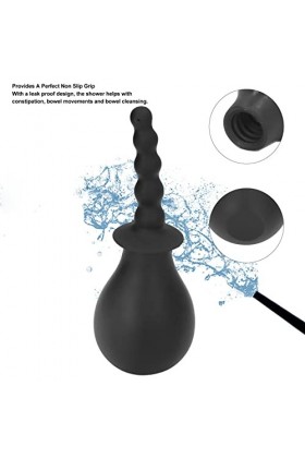 BOROCO Anti Reflux Anal lavement nettoyant Silicone lavement ampoule accessoires pour hommes femmes santé