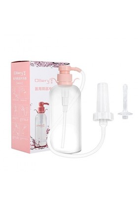 Dispositif dirrigation de nettoyage vaginal, douche Douche lavement seringue dispositif de rinçage vaginal colique réutilisa