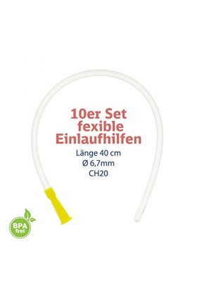 Dr. Wunder® 10 pièces daides flexibles pour lavements | matériau souple, pointe ronde & bords arrondis | Universel pour les 