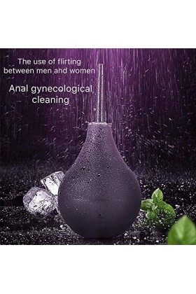 Meiruier 225 ml Anal enema médical Silicone et anal lavage Anti-reflux Enema vaginal Syringe shower Aide avec la constipation