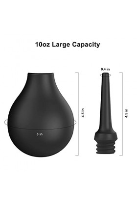 Douche de lavement avec prévention du reflux pour le nettoyage du colon, détox et constipation, douche anale réutilisable en 